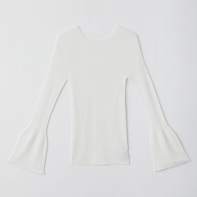 【CFCL/シーエフシーエル】<br>SOFT PORTRAIT LONG BELL SLEEVE TOP <br>CF009KN067