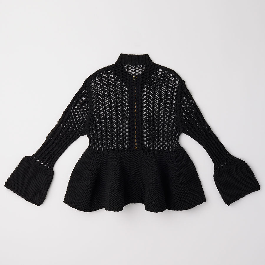 【CFCL/シーエフシーエル】<br>POTTERY LOW GAUGE ZIP CARDIGAN <br>CF010KE157JP00