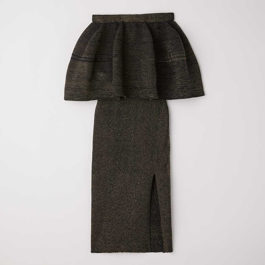 【CFCL/シーエフシーエル】<br>POTTERY GLITTER LAYERED DRESS <br>CF010KH066JM00