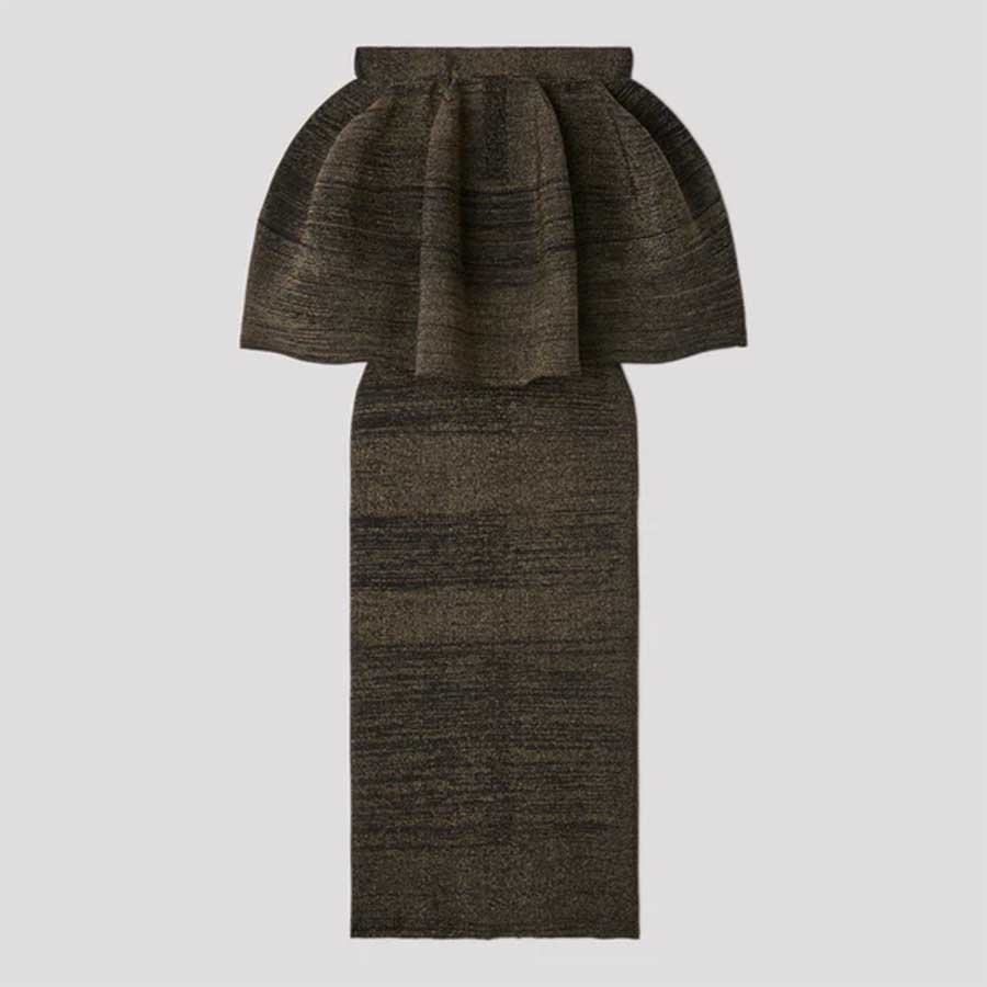 【CFCL/シーエフシーエル】<br>POTTERY GLITTER LAYERED DRESS <br>CF010KH066JM00