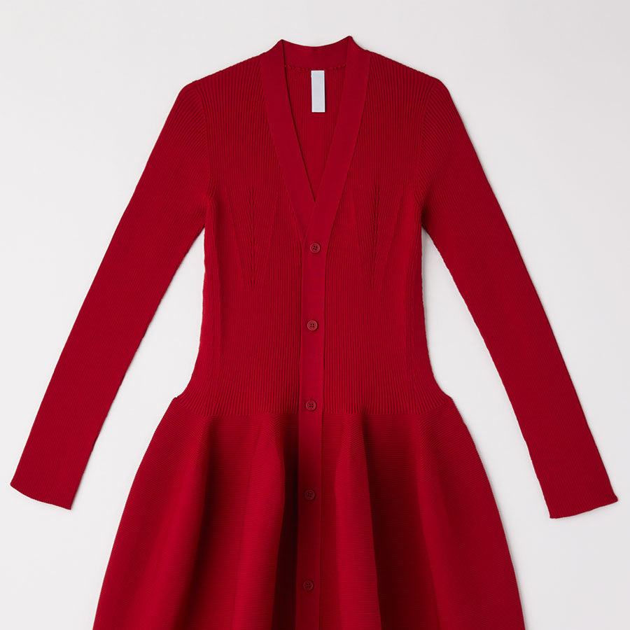 【CFCL/シーエフシーエル】<br>POTTERY LONG SLEEVE CARDIGAN DRESS <br>CF010KH072JP00