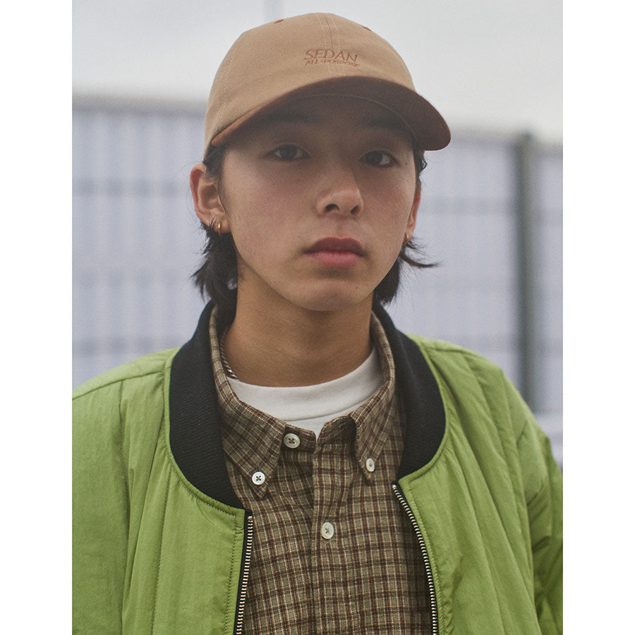 OG Logo さくかっ Suede Visor Cap - TAN / BROWN (SD24F-CP03) SEDAN ALL PURPOSE(セダン  オール