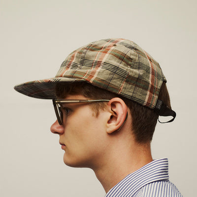 【SEDAN ALL-PURPOSE/セダンオールパーパス】<br>Classic Logo Madras Plaid Cap <br>SD25S-CP05