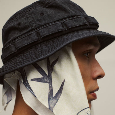 【SEDAN ALL-PURPOSE/セダンオールパーパス】<br>Vintage Washed Boonie Hat <br>SD25S-CP07