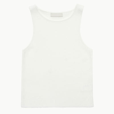 【AMOMENTO/アモーメント】<br>CUT-OUT SLEEVELESS TOP <br>AM24SSW01KN