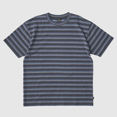 【SEDAN ALL-PURPOSE/セダンオールパーパス】<br>Jacquard Striped S/S Tee <br>SD25S-CT08