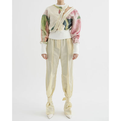 【AKIKOAOKI/アキコアオキ】<br>Blanket sweat(floral) <br>AA23AW-SW01-01
