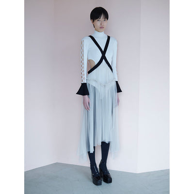 【FETICO/フェティコ】BICOLORED KNIT BODYSUIT <br>FTC234-0710