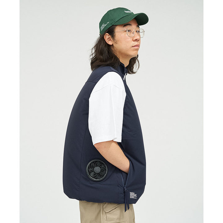 フレッシュサービス AIR COOLING VEST NAVY M 空調服 FreshService/フレッシュサービス】AIR COOLING VEST_Ver.2.0 FSC261