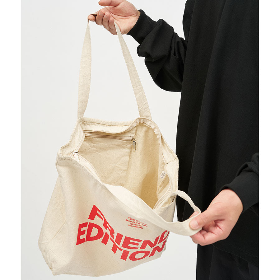 FreshService/フレッシュサービス】FRIEND EDITIONS CANVAS ZIP TOTE