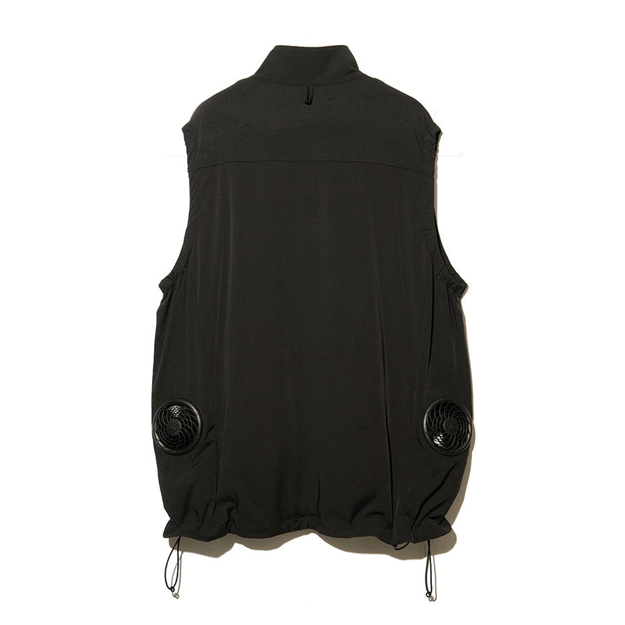 フレッシュサービス AIR COOLING VEST BLACK L 空調服 FreshService/フレッシュサービス】AIR COOLING VEST_Ver.2.0 FSC261