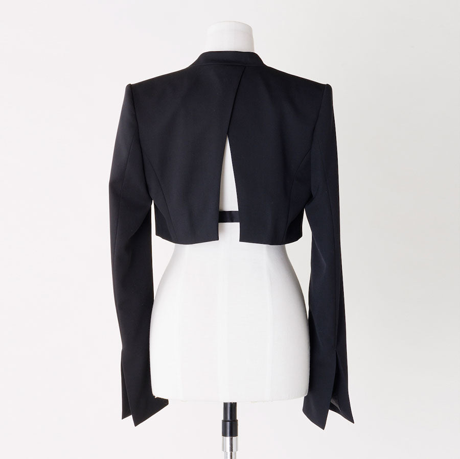 【FETICO/フェティコ】WOOL GABARDINE SHORT JACKET <br>FTC234-0201