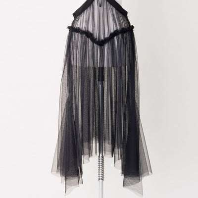 【FETICO/フェティコ】TULLE PINAFORE DRESS <br>FTC234-0808