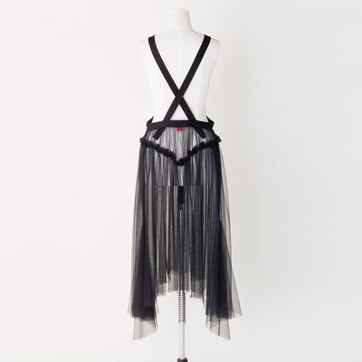 【FETICO/フェティコ】TULLE PINAFORE DRESS <br>FTC234-0808
