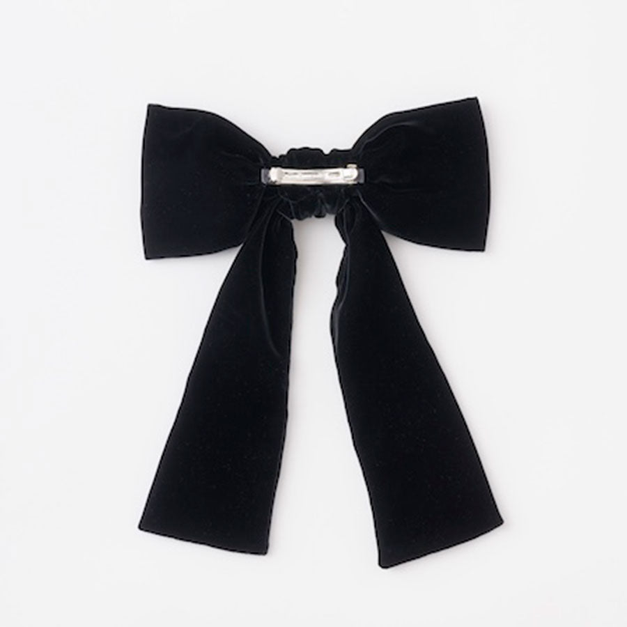 【FETICO/フェティコ】 <br>VELVET BOW HAIR CLIP <br>FTC244-2004