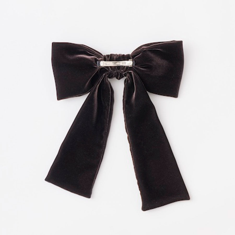 【FETICO/フェティコ】 <br>VELVET BOW HAIR CLIP <br>FTC244-2004