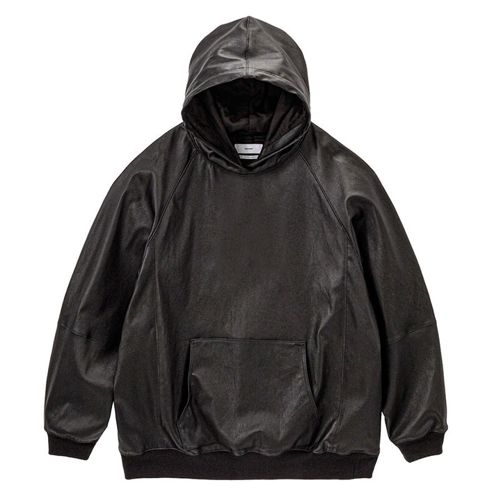 Graphpaper/グラフペーパー】Bonded Leather Hooded Pullover GM261