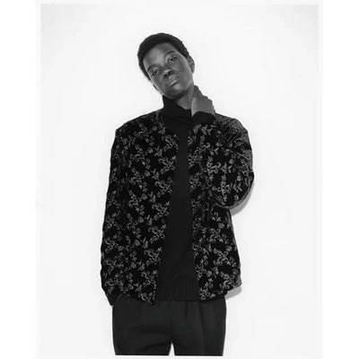 【HEUGN/ユーゲン】<br>"Jonas" French Velvet Blouson <br>SHIRT120