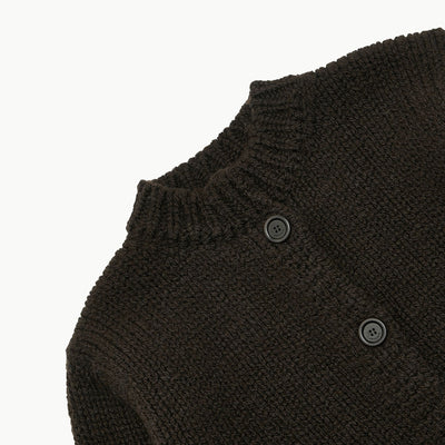 【AMOMENTO/アモーメント】<br>HAND KNITTED CARDIGAN <br>AM24FWW01CD