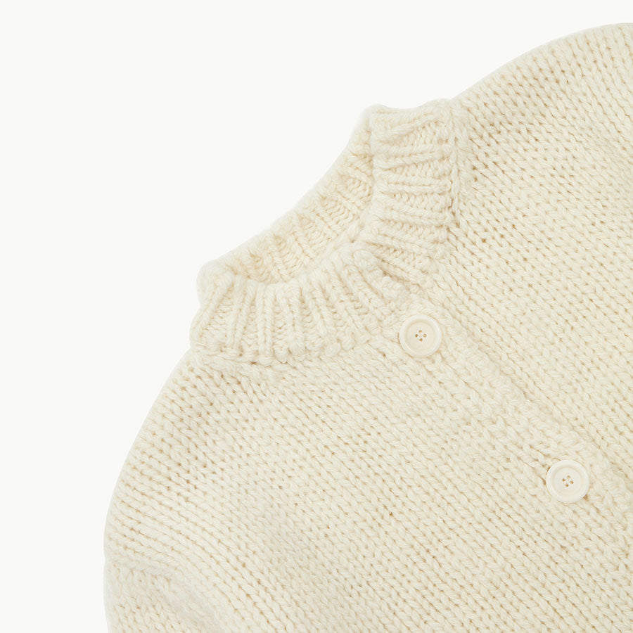 【AMOMENTO/アモーメント】<br>HAND KNITTED CARDIGAN <br>AM24FWW01CD