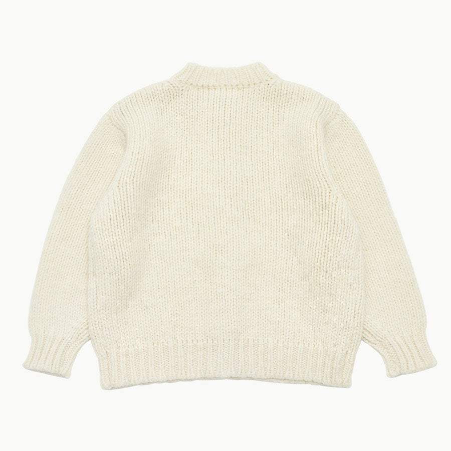 【AMOMENTO/アモーメント】<br>HAND KNITTED CARDIGAN <br>AM24FWW01CD