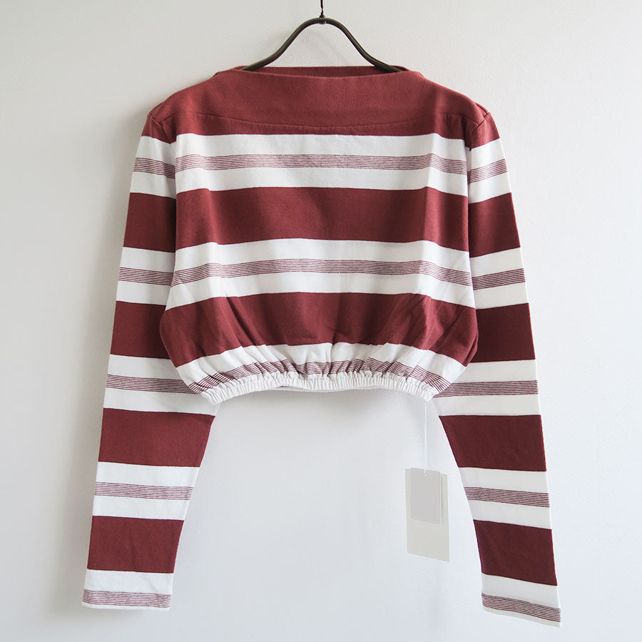 フミカウチダ fumika uchida 34size FUMIKA UCHIDA/フミカウチダ】NEPPED DENIM SQUARE-NECK TOP V