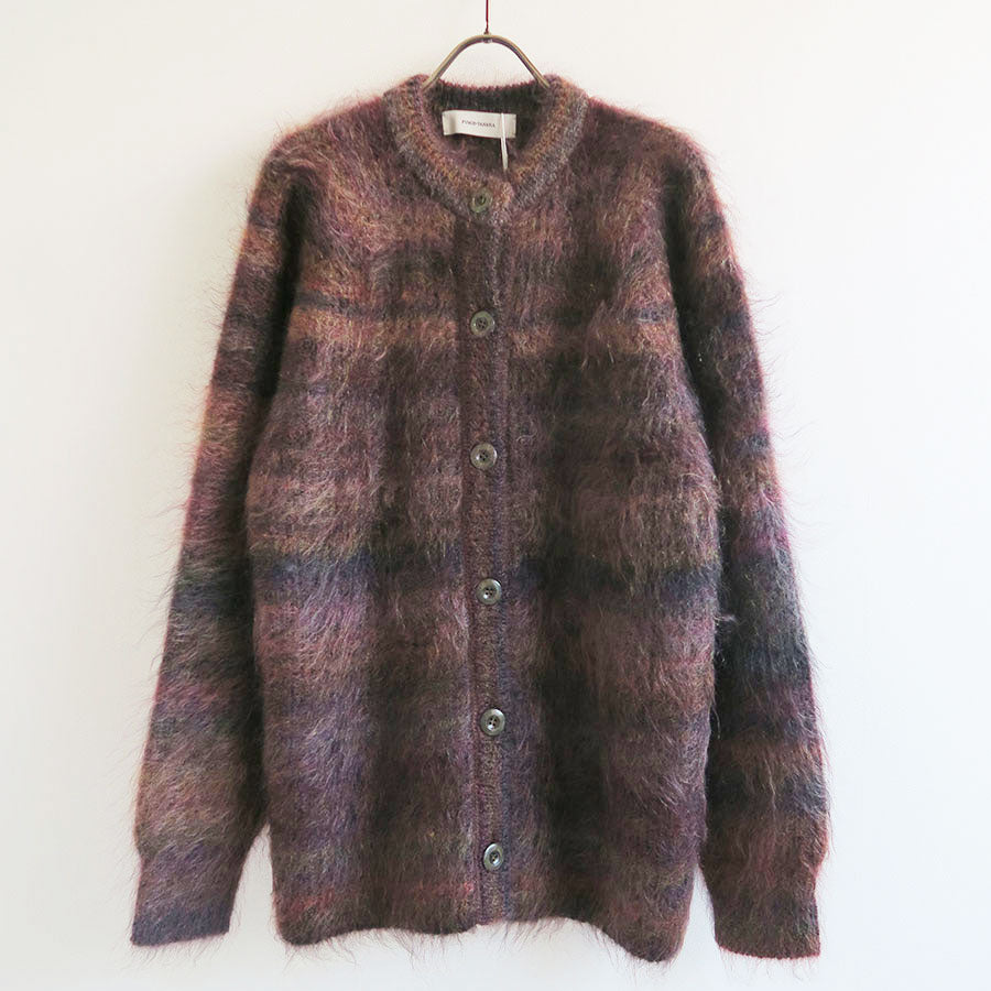 【FUMIE TANAKA/フミエタナカ】gradation mohair cardigan <br>F23A-35