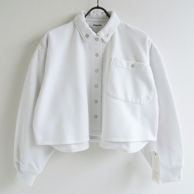 【FUMIKA UCHIDA/フミカウチダ】 <br>SWEAT SNAP BUTTON-UP SHIRT <br>Usp-CS001