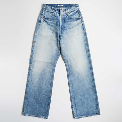 【11/21からポイント10%還元】<br>【AURALEE/オーラリー】<br>SELVEDGE FADED HEAVY DENIM PANTS <br>A25AP04DH