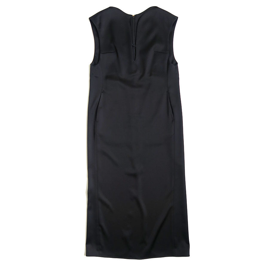 【Mame Kurogouchi/マメ】<br>Embossed Leather Motif Triacetate Dress <br>MM25FW-DR054