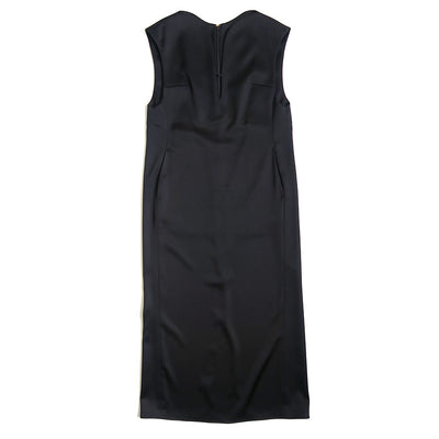 【Mame Kurogouchi/マメ】<br>Embossed Leather Motif Triacetate Dress <br>MM25FW-DR054