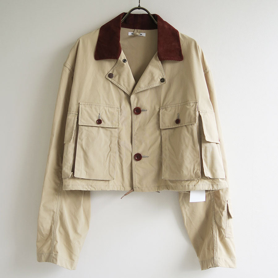 【FUMIKA UCHIDA/フミカウチダ】<br>POPLIN SHORT JACKET <br>W-OT002