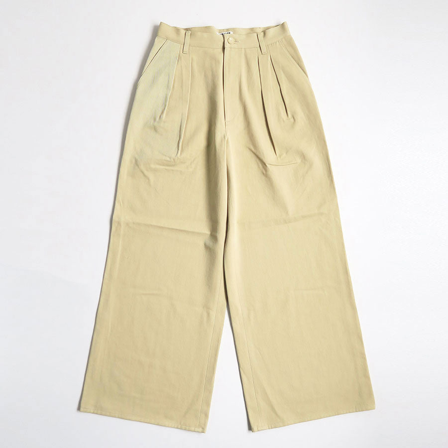 【AURALEE/オーラリー】<br>WASHED HEAVY CHINO WIDE PANTS <br>A23AP03ZC
