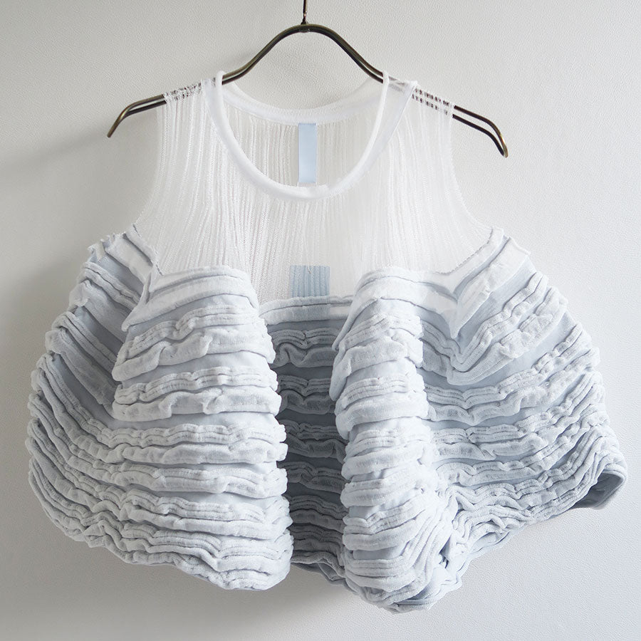 CFCL/シーエフシーエル】POTTERY SWELL LUCENT GLITTER SLEEVELESS