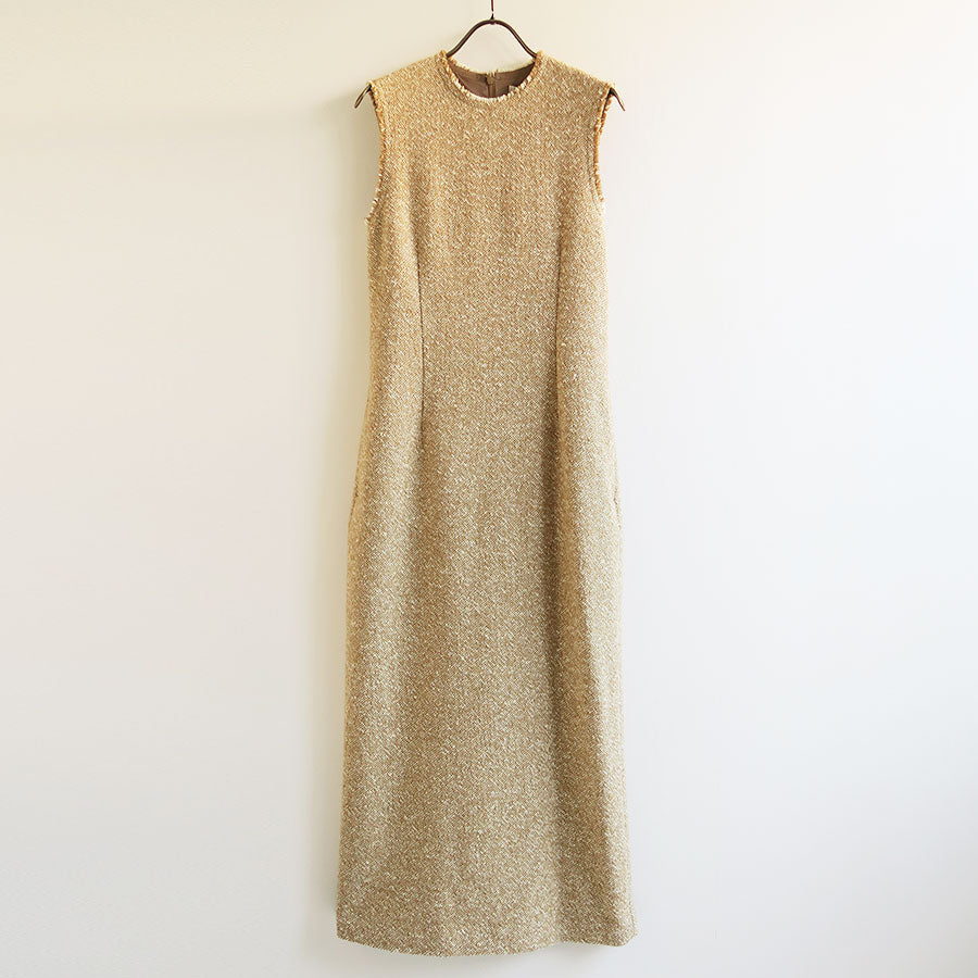 【9/19からポイント10%還元】<br>【AURALEE/オーラリー】<br>HOMESPUN TWEED DRESS <br>A25AD06HT