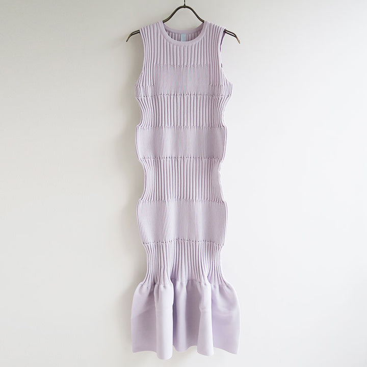 CFCL/シーエフシーエル】FLUTED SLEEVELESS MERMAID DRESS