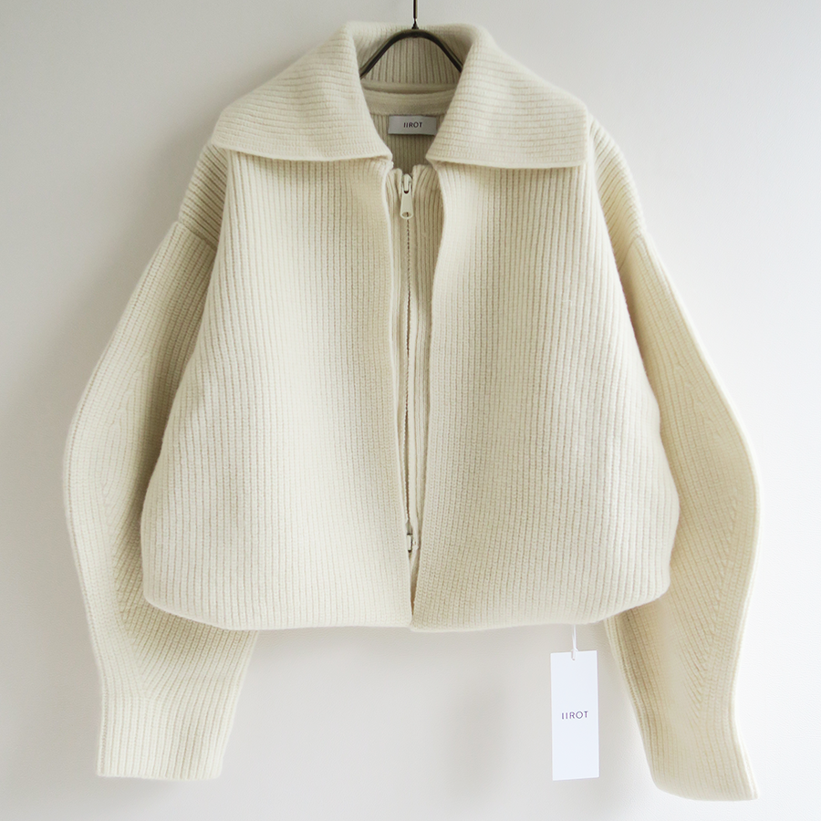 【IIROT/イロット】<br>Tasmania Lam Zip Jacket <br>032-025-KJ02
