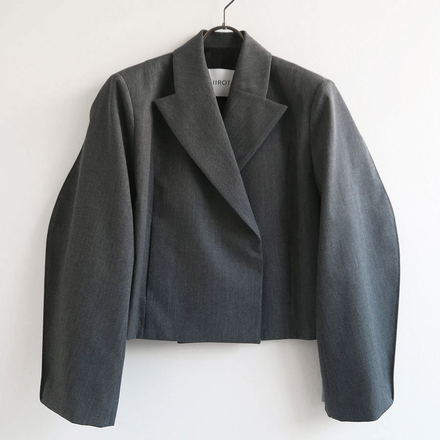 【IIROT/イロット】<br>Cropped Over Size Jacket <br>023-023-WJ24