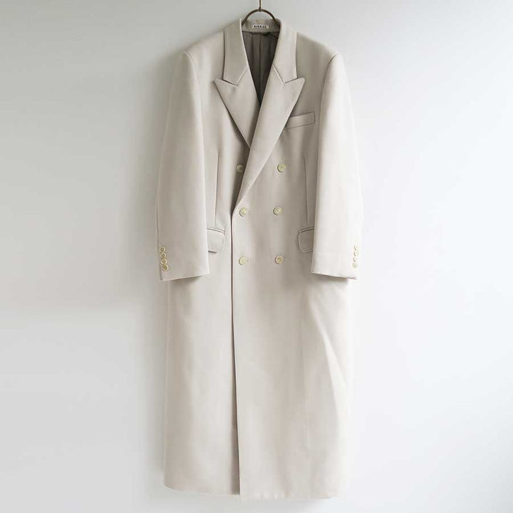 AURALEE/オーラリー】LIGHT MELTON CHESTERFIELD COAT A25AC05LMの通販