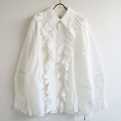 【JUN MIKAMI/ジュンミカミ】<br>ラッフルSH <br>25AW-5-J