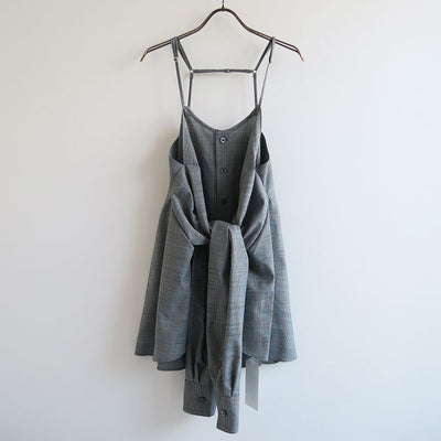 【RYU KAGA/リュウ カガ】<br>Wool tropical shirts camisole <br>85RB01D
