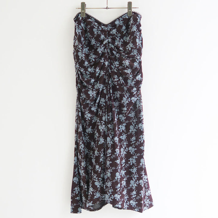 ROSE VELVET TULLE GATHERED SKIRT(1 BROWN): FETICO: WOMENS