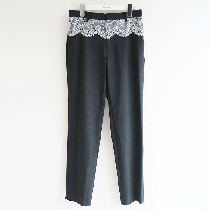 FUMIKA UCHIDA/フミカウチダ】SUITING LACE WAIST PANTS W-PT003の通販