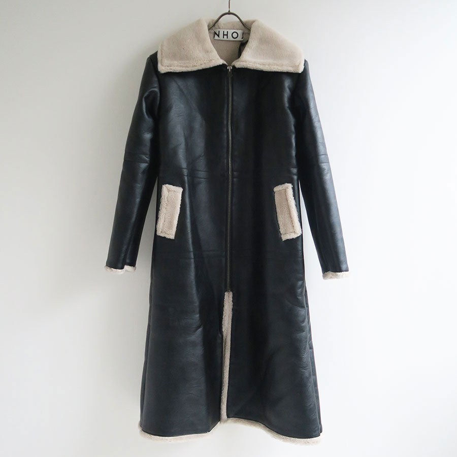 【JOHN/ジョン】<br>Faux Shearling Long Coat <br>JNJK2220138