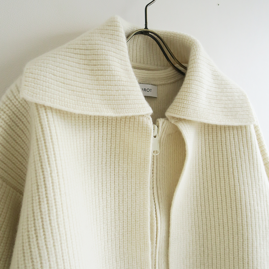 【IIROT/イロット】<br>Tasmania Lam Zip Jacket <br>032-025-KJ02