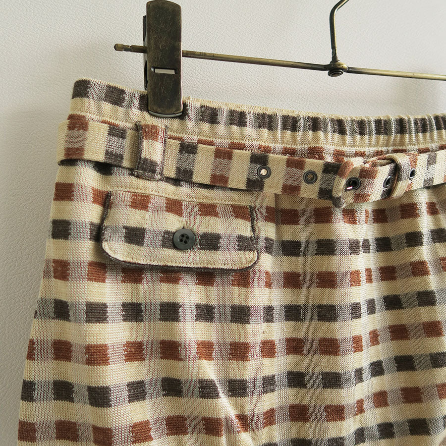 FUMIKA UCHIDA/フミカウチダ】Plaid Jersey Shorts X-KT004の通販