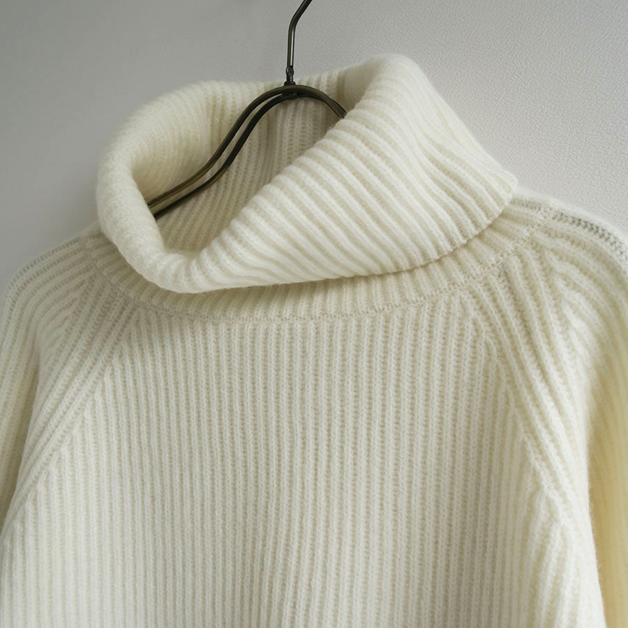 【SINME/シンメ】<br>ミドルゲージタートルニット <br>S23AW-19
