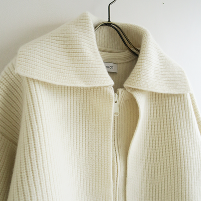 【IIROT/イロット】<br>Tasmania Lam Zip Jacket <br>032-025-KJ02