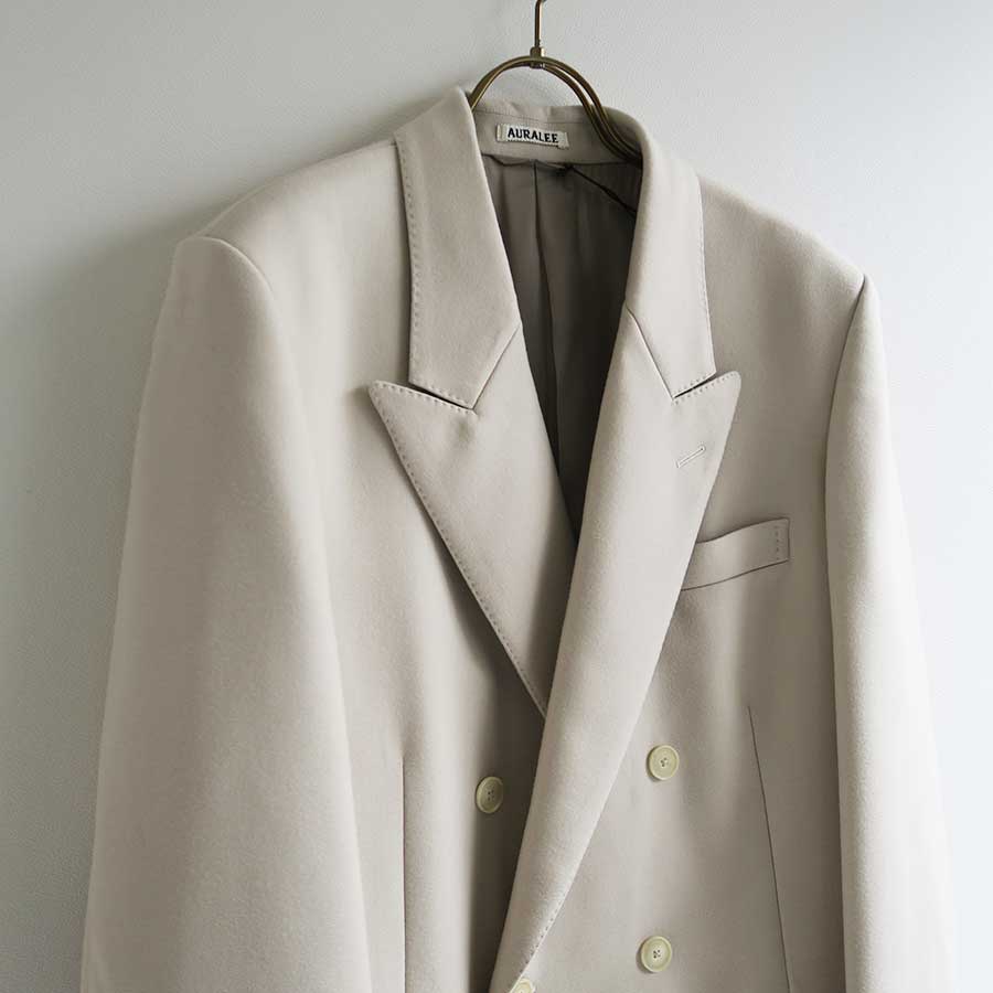 【11/7からポイント10%還元】<br>【AURALEE/オーラリー】<br>LIGHT MELTON CHESTERFIELD COAT <br>A25AC05LM
