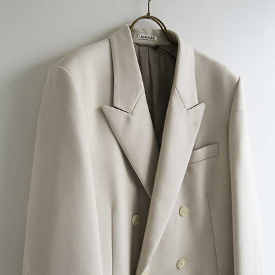 【11/7からポイント10%還元】<br>【AURALEE/オーラリー】<br>LIGHT MELTON CHESTERFIELD COAT <br>A25AC05LM